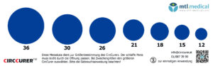 Zur Auswahl der richtigen Größe des CircCurer